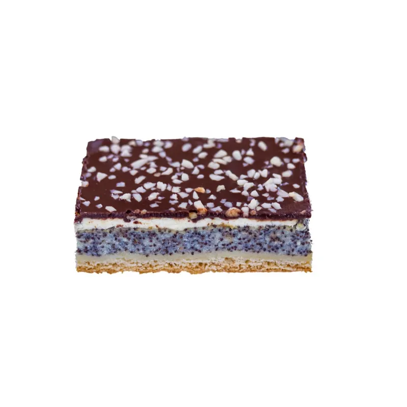 Mohnkuchen mit Creme – Kaffeehaus Gräfe