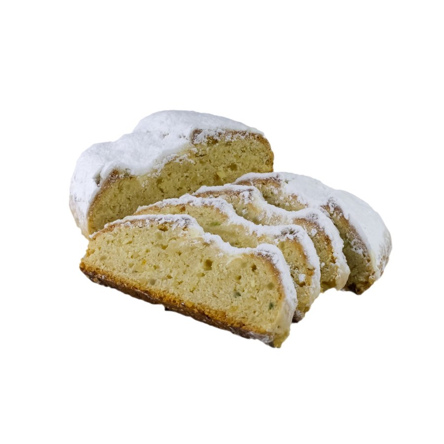 Gräfe Mandelstollen 400 g, angeschnitten